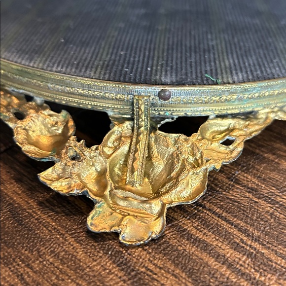 Vintage gold tone Mirror Vanity Tray - Picture 7 of 7